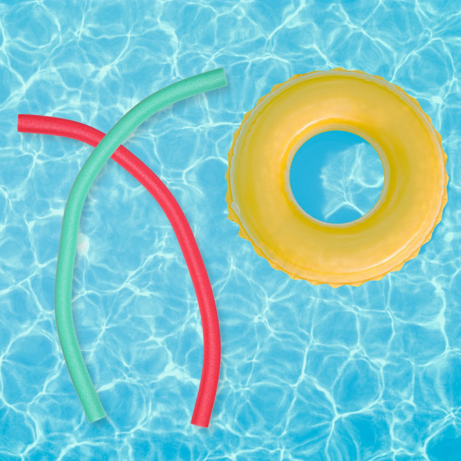 Nouilles en mousse pour piscine, 4 pièces, bâtons flottants doux de couleur vive, aide à l'entraînement à la natation, flotteurs de piscine, Support de sécurité