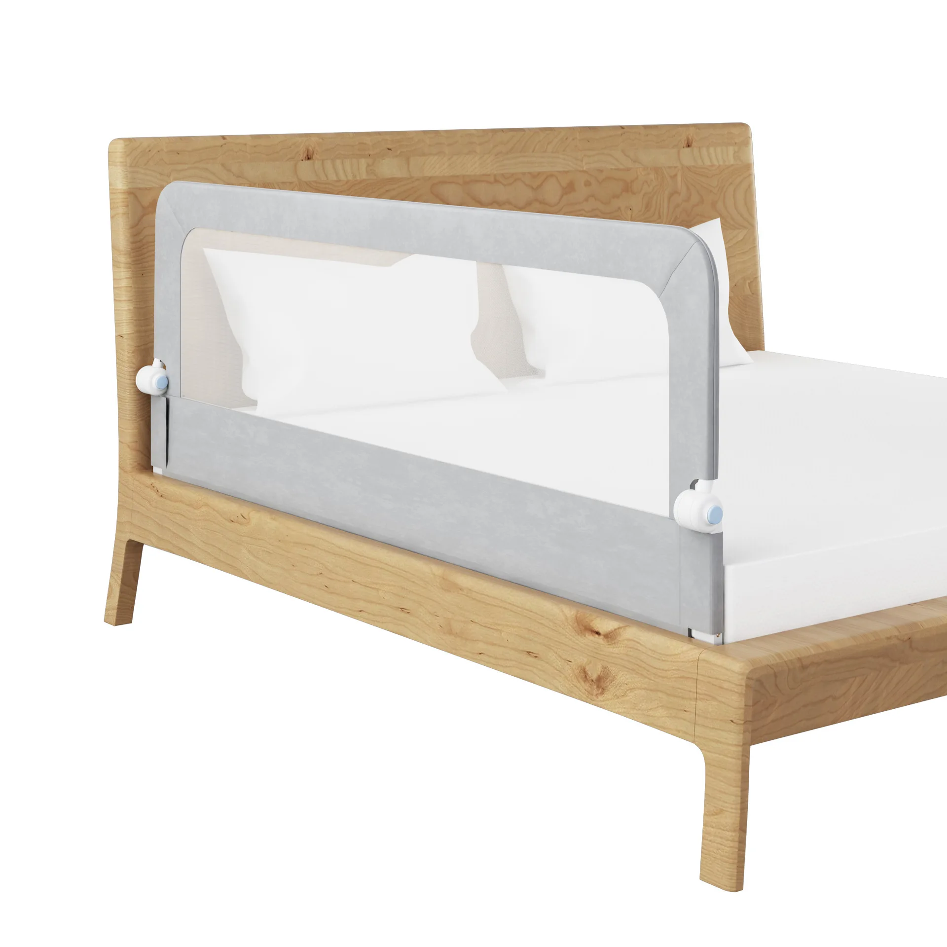 Trilhos de proteção para cama de bebê, 150cm-200cm, cerca invisível, recém-nascido, dobrável, para evitar queda de cama (1 lado)