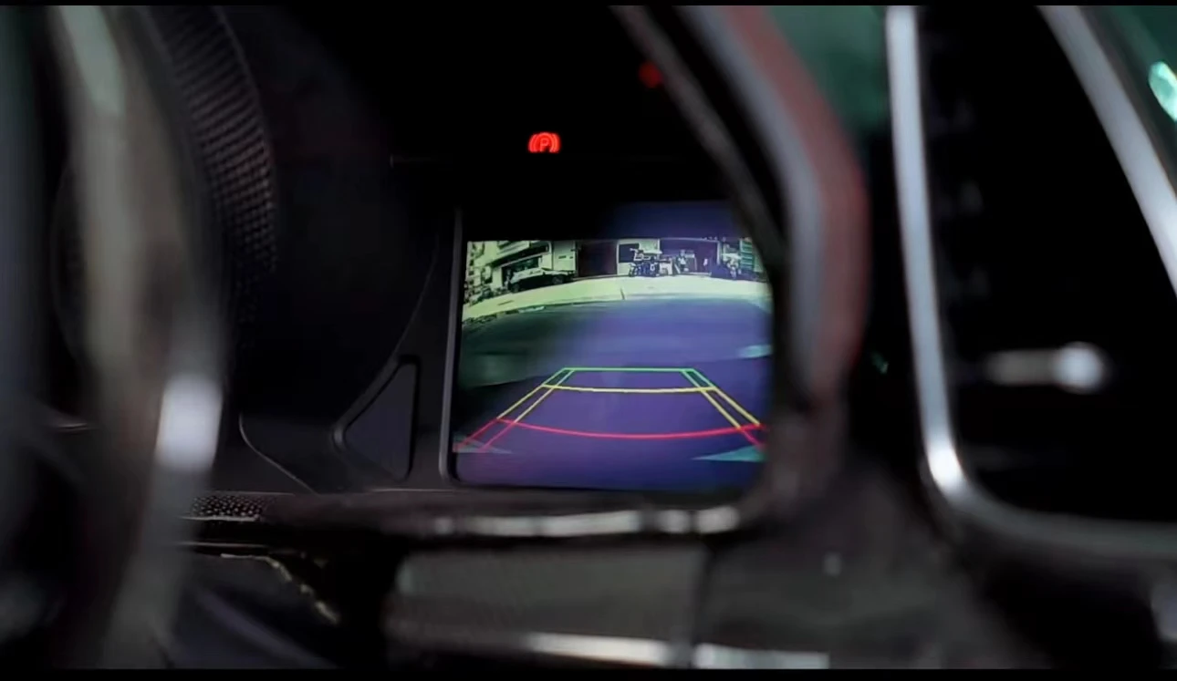 Suitable for Ferrari 458 488 F12 FF California T reversing image Original agreement Opened with Carplay view 2