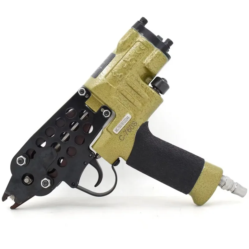 SC7C Tirus Air C-Type Pneumatic Nailer Mesin Nail SC760B/SC7E for Wire Cage Fence Mattress Tying - Cage Tying Device