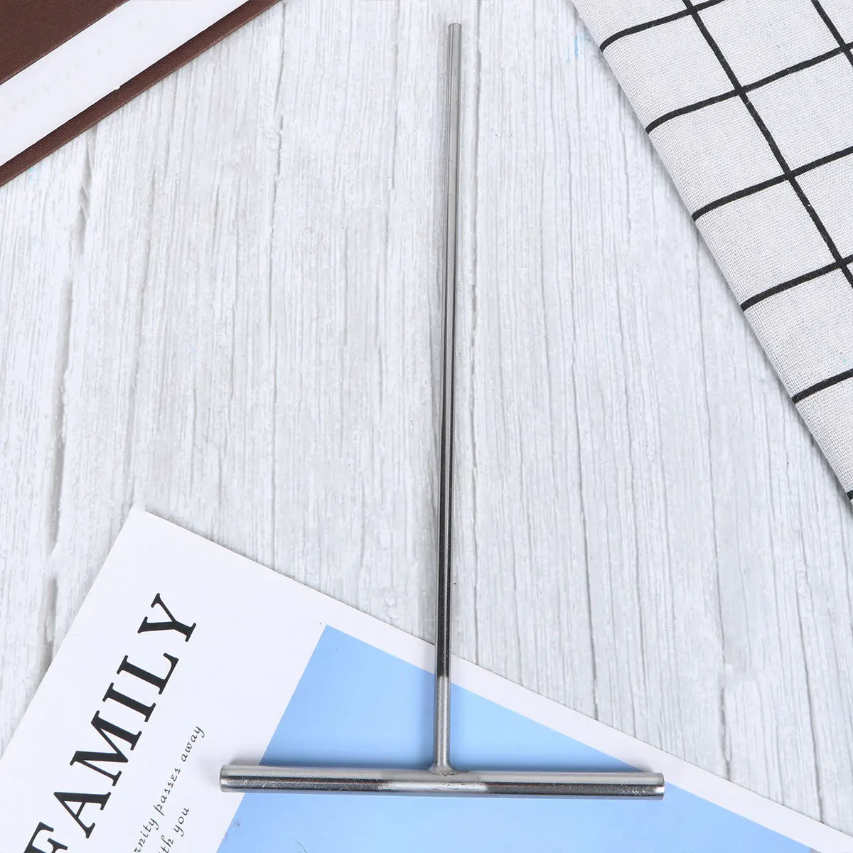 

2Pcs Stainless Steel Crepe Spreader Smooth Polish Pancake Scraper for Pancakes Pizza Kitchen Tools for Crepe Making