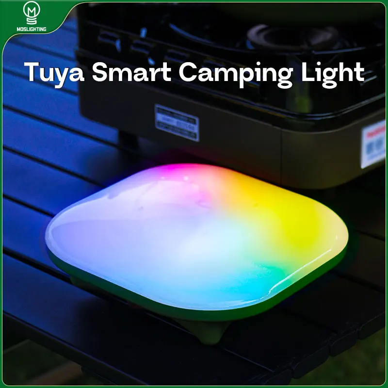 

MOSLIGHTING Camping Lantern Outdoor Portable Flashlight Rechargeable Tent Lamp Music Rhythm Atmosphere Light and Solar Lighting