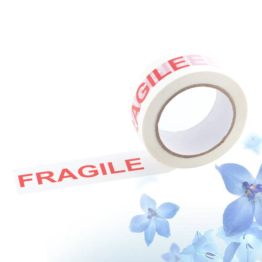 Ruban adhésif fragile, ruban adhésif résistant, ruban adhésif à forte adhérence, ruban adhésif imprimé avec l'inscription « Fragile » pour les boîtes, l'expédition, le déménagement, le stockage
