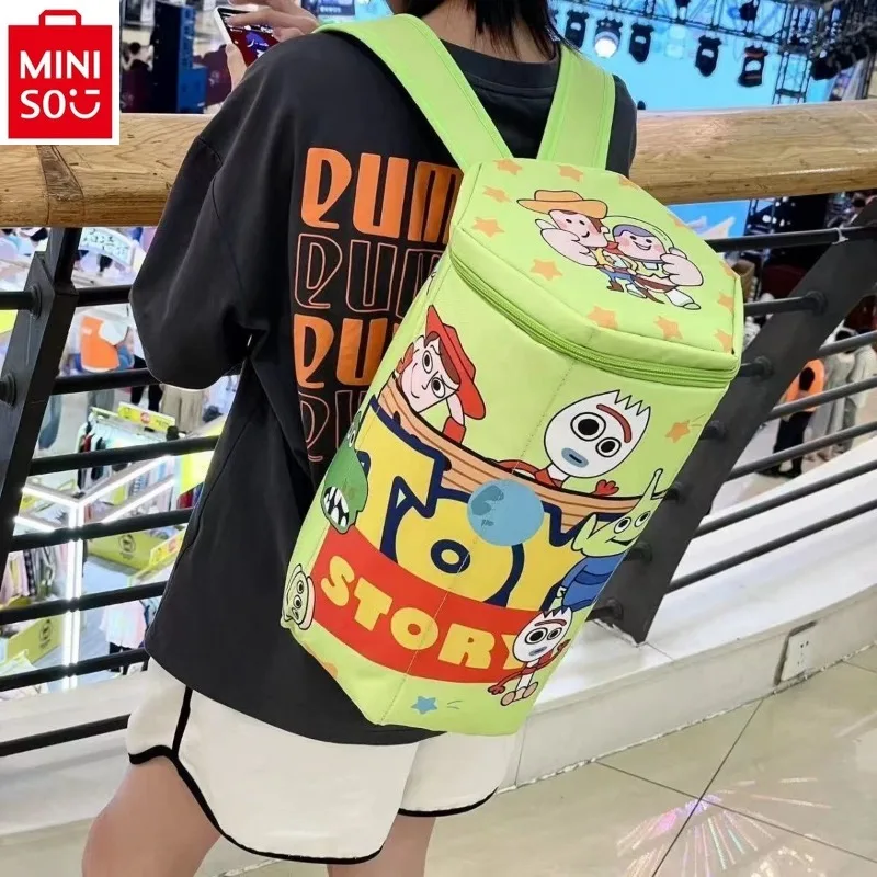 

MINISO Disney Cartoon Toy Story Large Capacity Convenient Waterproof Travel Bag Women's High Quality Storage Backpack