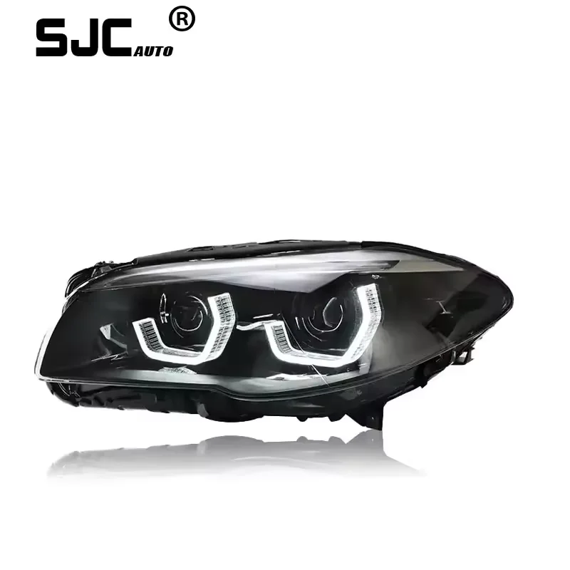 SJC Auto Car Accessories LED Driving Lights for BMW 5 Series F10 F18 2011-2017 Angel Eyes LED Headlight LED Head Lamp