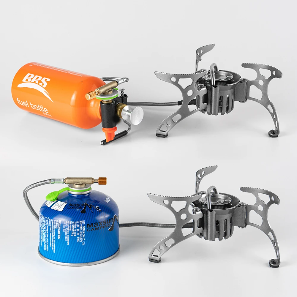 BRS-8/8A 4500W Oil and Gas Dual Purpose Furnace Outdoor Portable Split Oil Furnace High Altitude Hiking Camping Stove