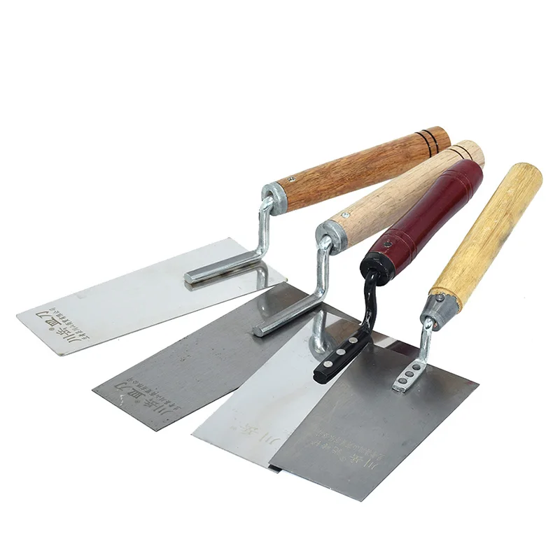 

Plastering Tool Shovel Trowel Wooden Handle Carbon Steel/Stainless Steel For Tiling Wall Surface Smooth