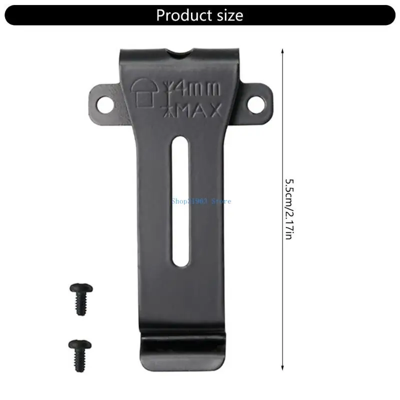 L4MA Universal Multiple Angled Adjustable Clip For Two Way Radio Handfree Convenience