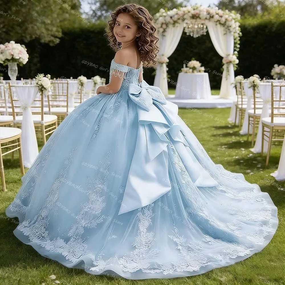 princess-off-shoulder-flower-girl-dress-for-wedding-kids-lace-appliqued-tulle-pageant-dress-customized-birthday-party-ball-gown