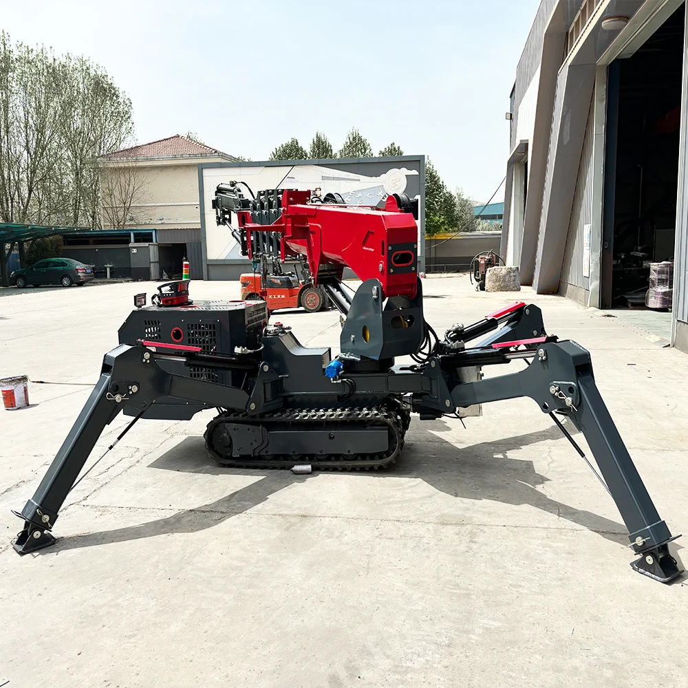 High Performance Lifting Equipment Small Construction Spider Crane 3T 5T 8T Mini Spider Crane for Construction Site Sale Pro