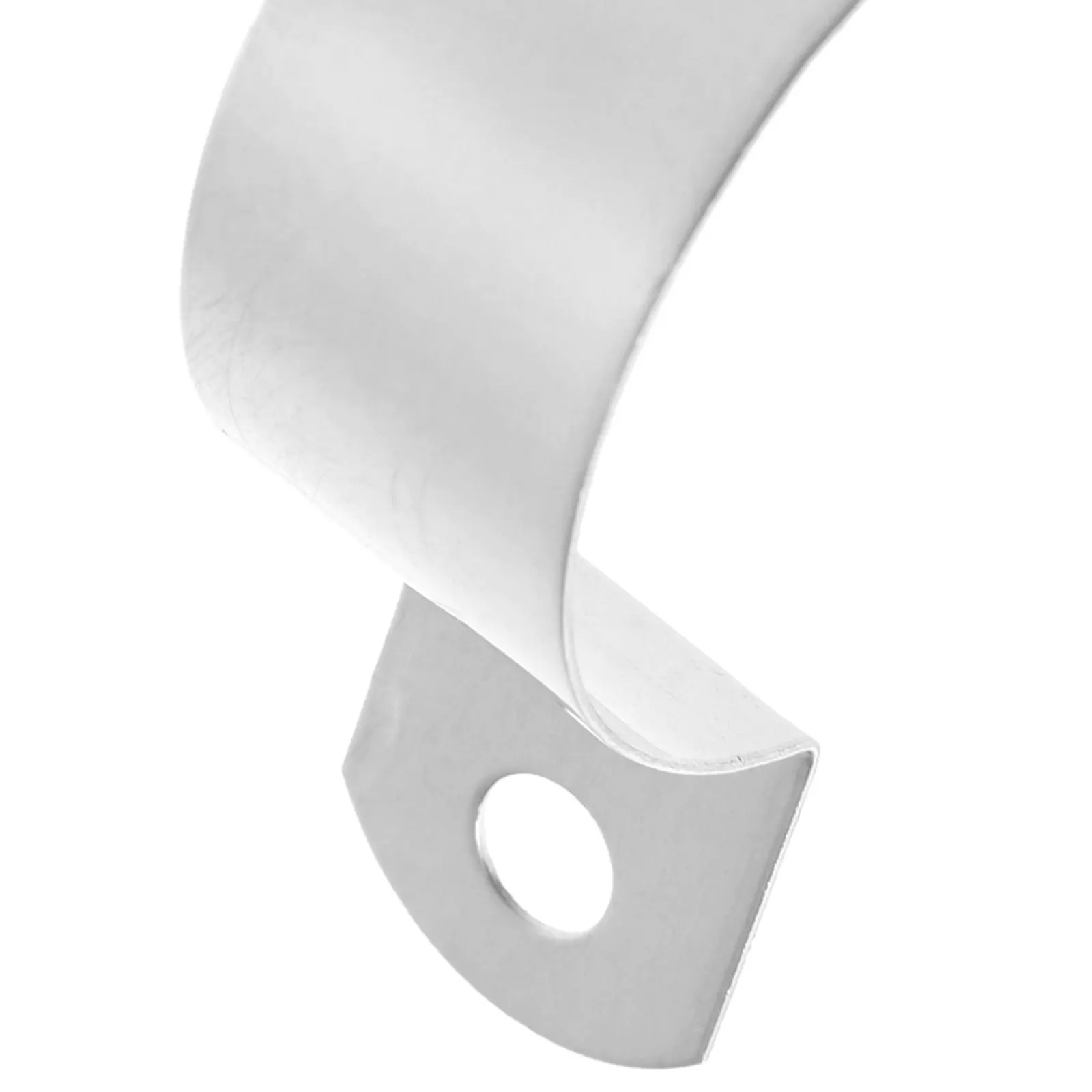 10Pcs Stainless Steel Pipes Clamps Two Hole U Brackets Rigid Pipes Straps Heavy Duty Pipe Support Mount Clips for Plumbing