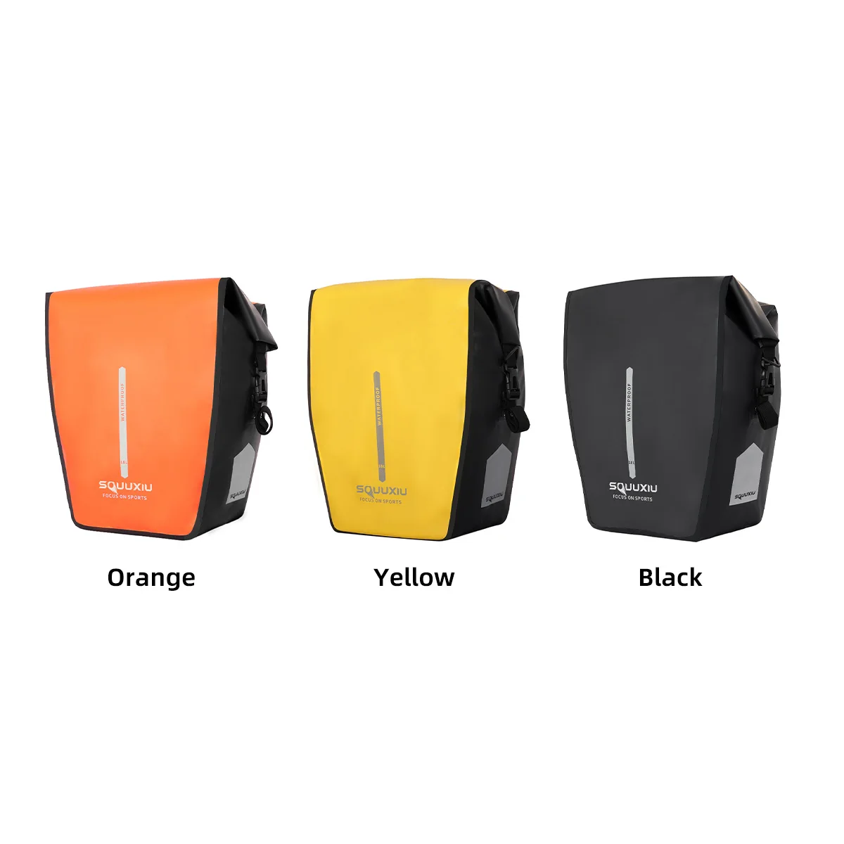 1 Pair Bike Pannier Bag Multi-functional Bicycle Bag Bicycle Rear Seat Trunk Bag Bike Saddle Bag