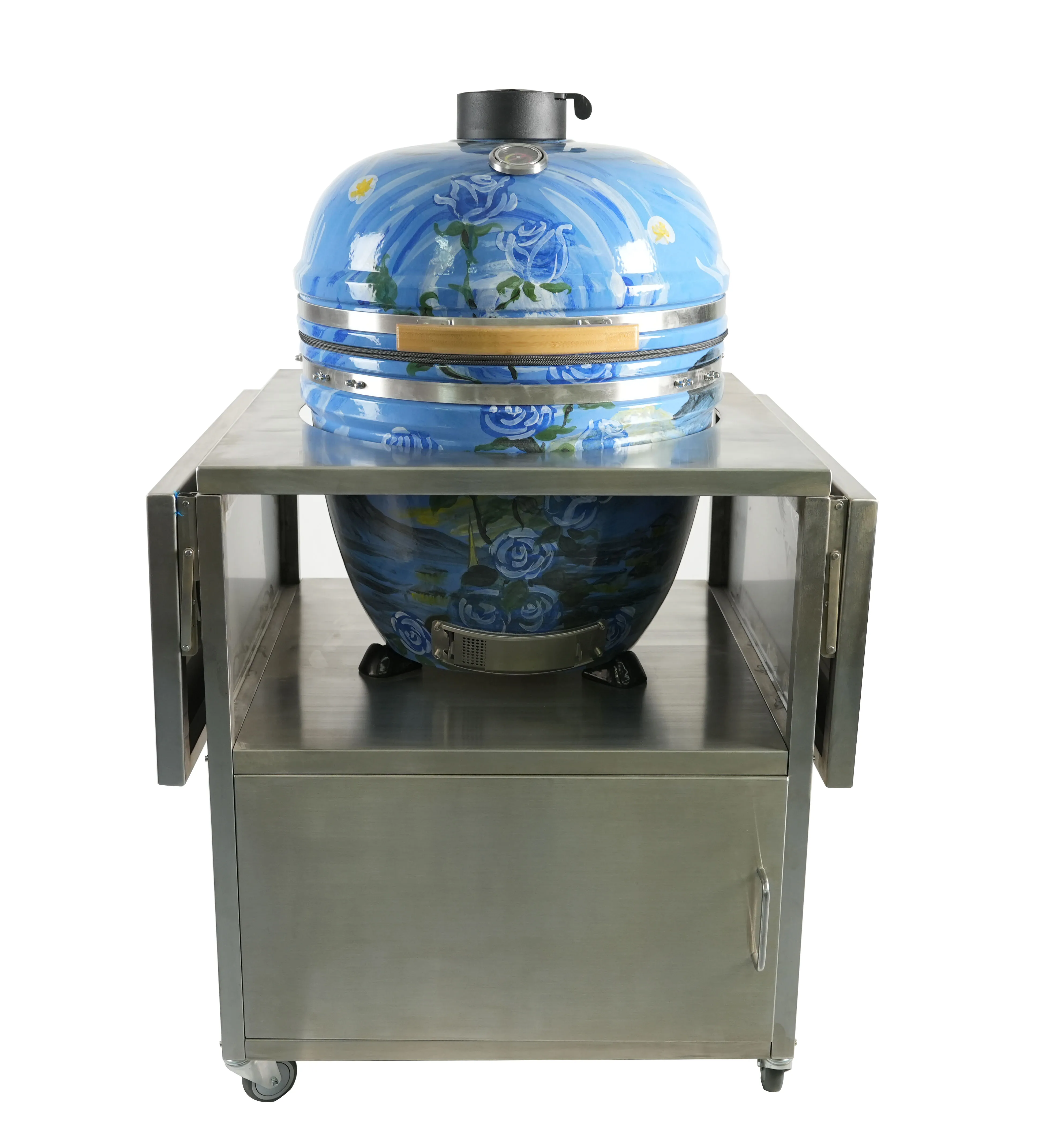 23 Inch Kamodo Van Gogh Starry Sky BBQ Grill Large Outdoor Ceramic Charcoal Barbeque Vertical Shape with High Quality