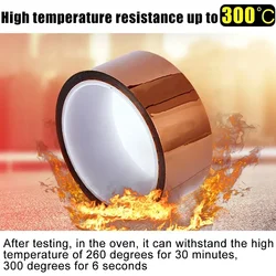 High temperature BGA tape heat-resistant electronic board protection  polyimide adhesive  insulation high-temperature tape