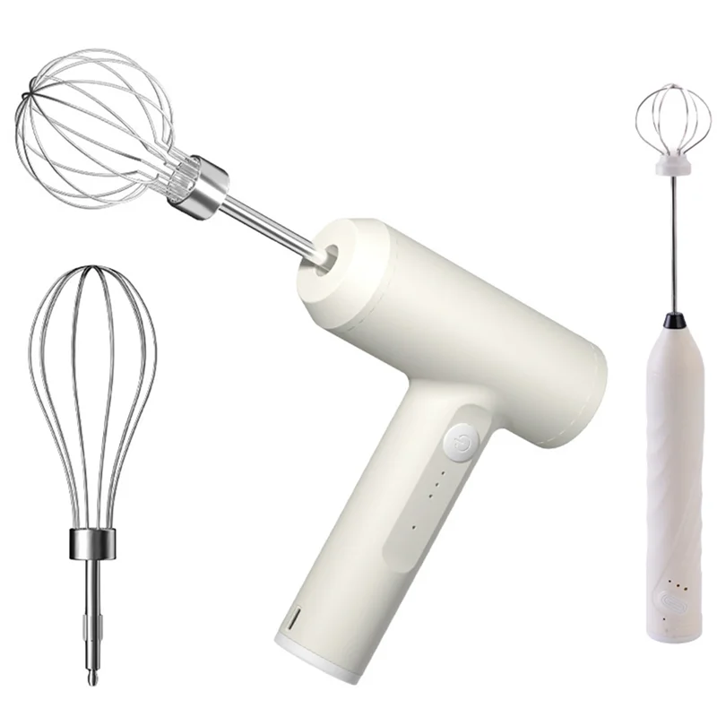 

BAAN-Compact Electric Wireless Mini Egg Beater, High Power Multi-Function Blender For Household
