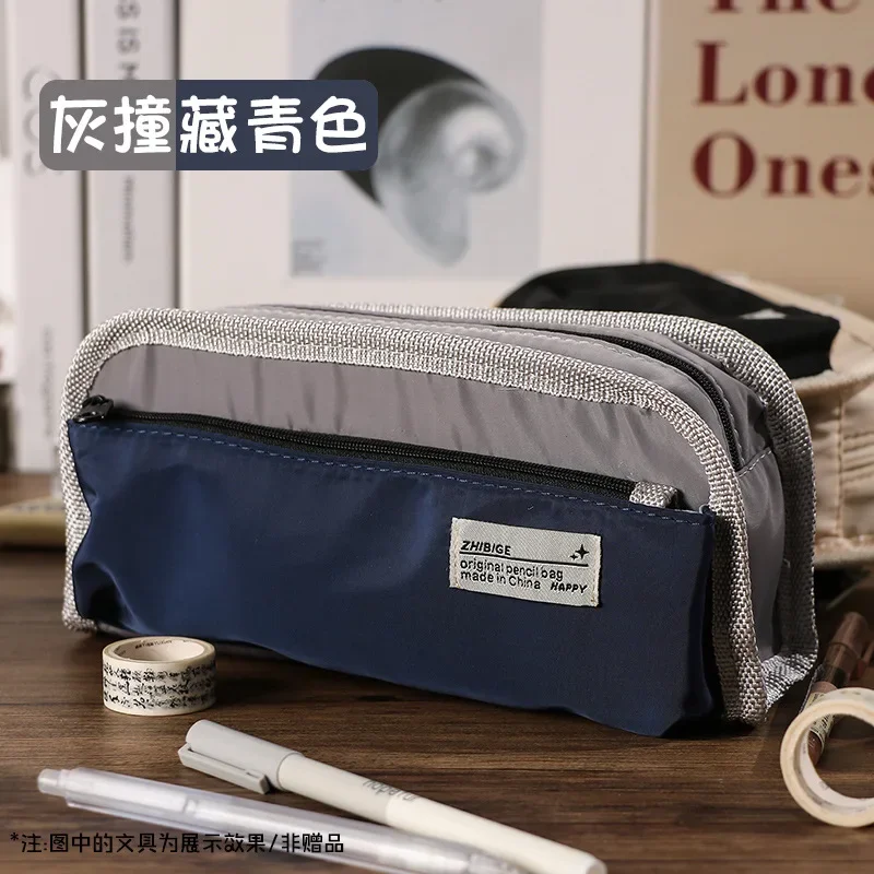 Waterproof Multi Layer Pencil Case Stationary Pen Storage Bag Pen Pencil Bag Large Capacity Cosmetic Travel Storage Bag School