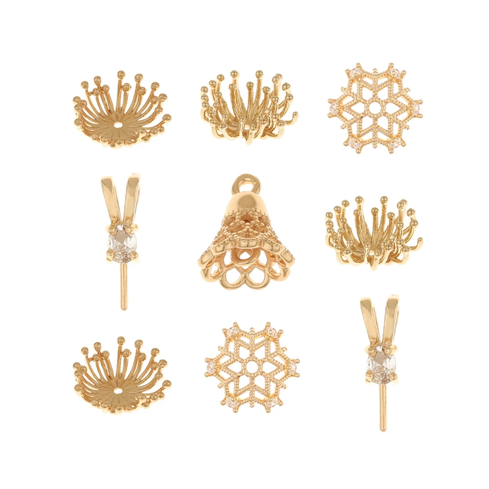 

Cordial Design 100Pcs Jewelry Accessories/DIY Pendant Making/Copper/Stamen Shape/Connectors/Earring Findings/Hand Made/Charms