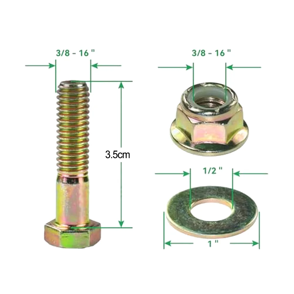Precision Idler Pulley For Mower Replacement Pulley Gold black Mower Idler Minimizes Vibration Smooth Operation
