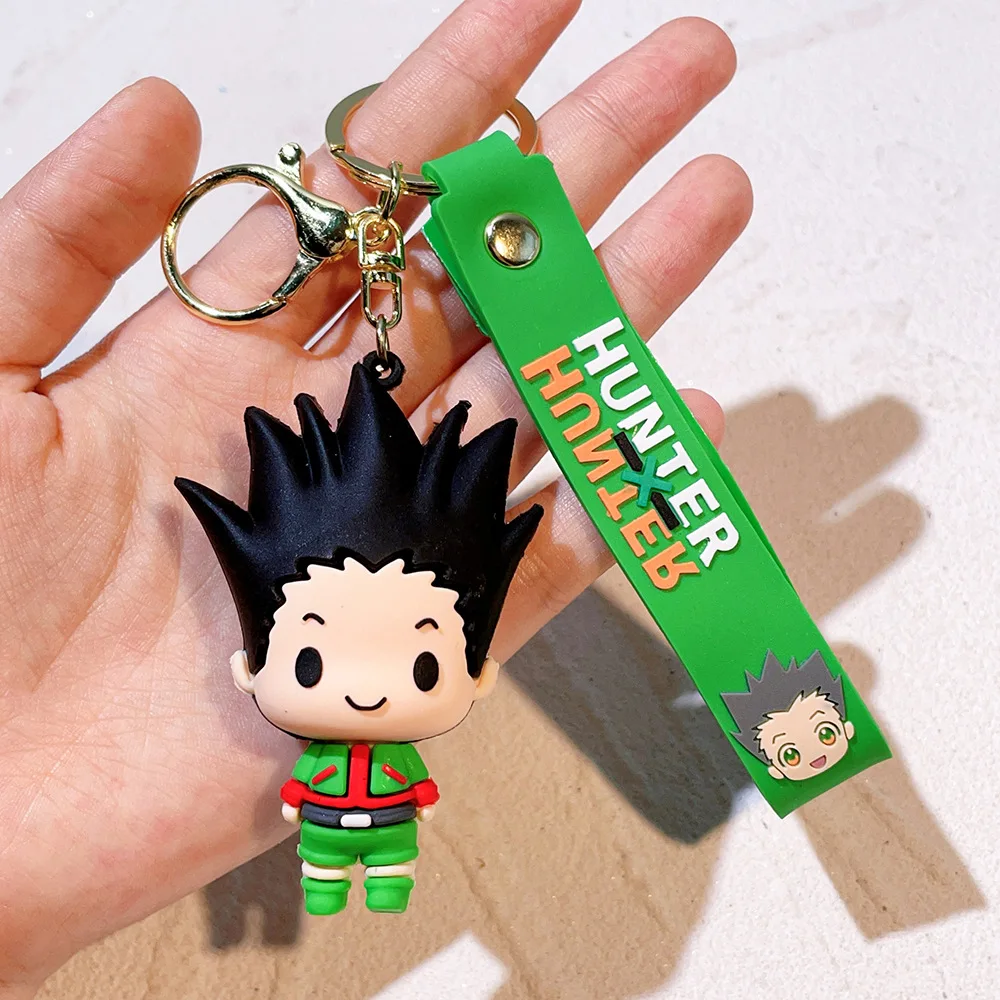 HUNTER X HUNTER Figur-Schlüsselanhänger Anime Cartoon GON·FREECSS Schlüsselring Auto-Schlüsselhalter Zubehör Schmuck Geschenke – Detail 6
