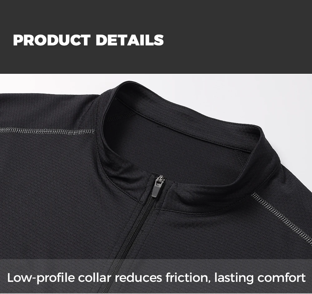 RION Herren-Radtrikot, Fahrradbekleidung, Profi-Mountainbike-MT-Bike-Shirt, UPF 50+, Ausrüstung für Nachtfahrten, Rennbekleidung, Outdoor-Bekleidung. – Detail 10