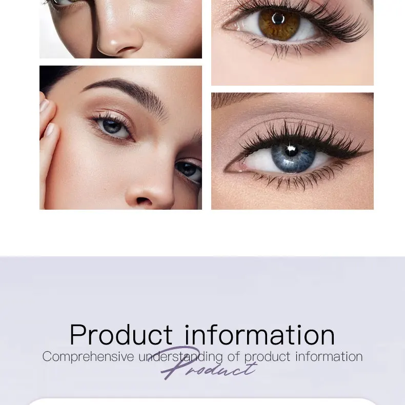 DeceMars V-förmige 5D Wimpernverlängerungen Matt Schwarz 12 Reihen/Tray für Make-up – Detail 11