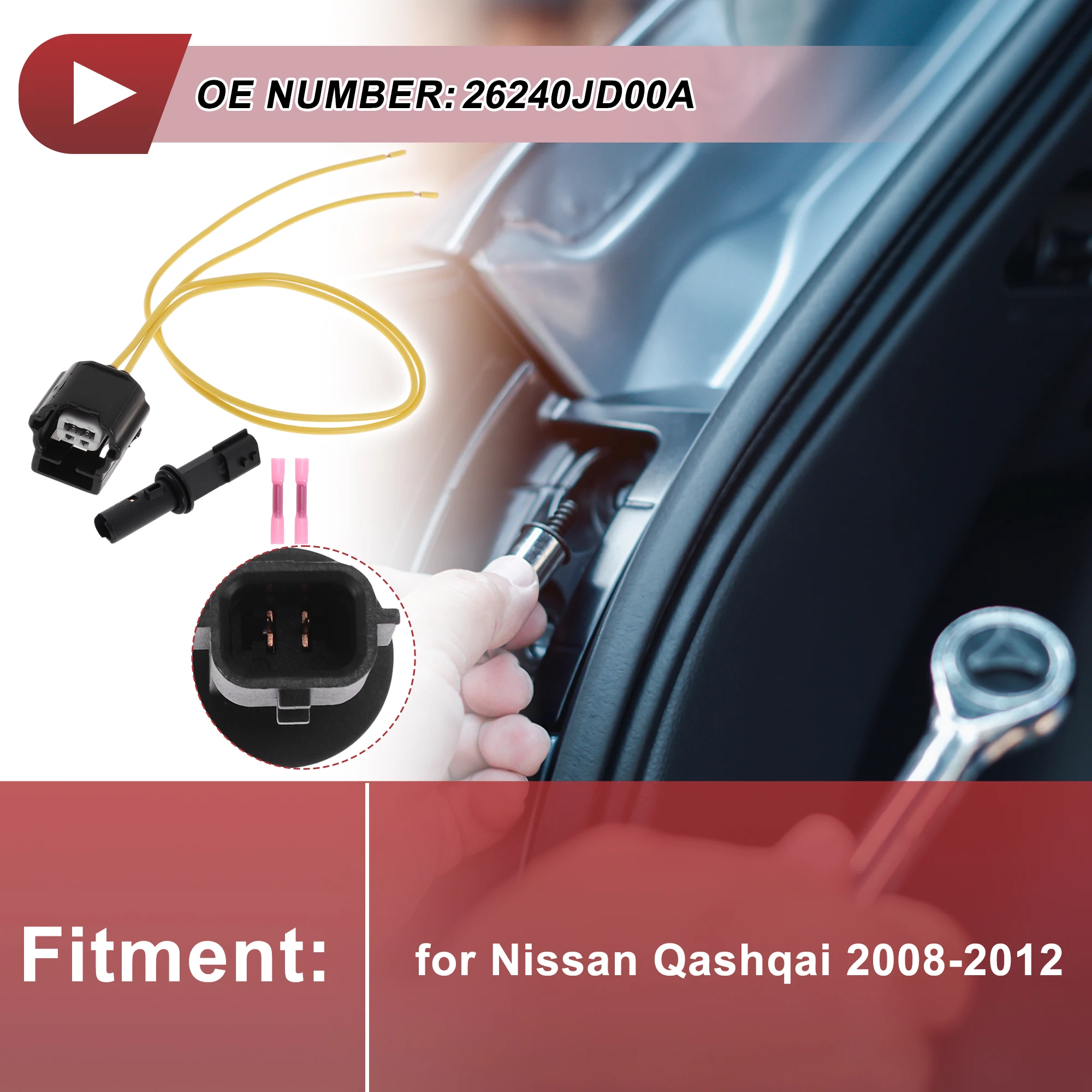 

X Autohaux Width Indicator Lights Light Socket Wiring for Nissan Qashqai No.26240JD00A