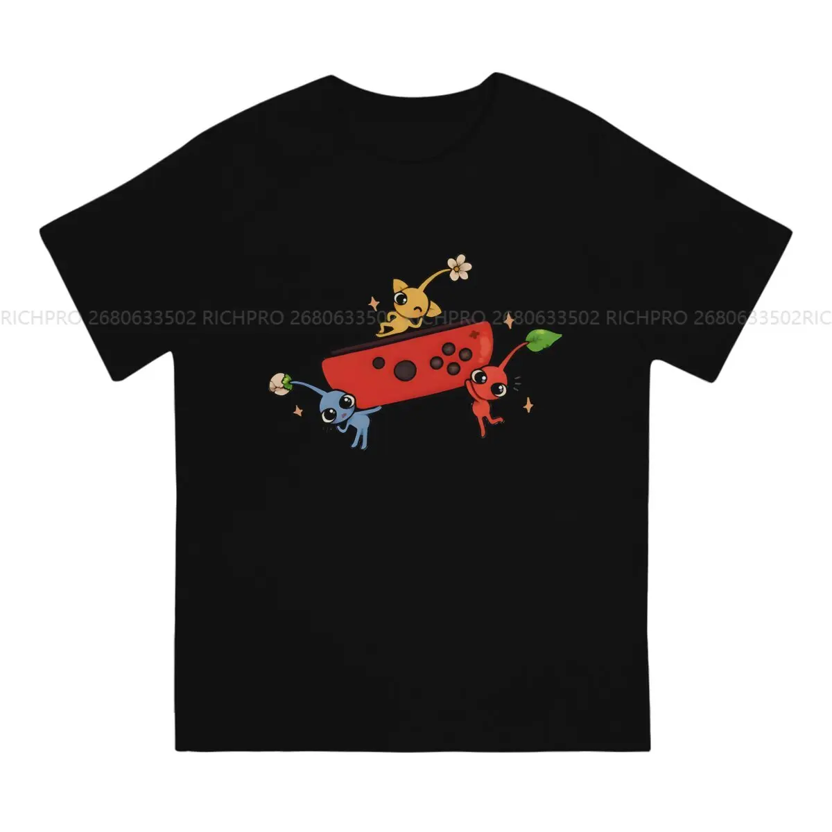 Pikmins Game TShirt Meme Basic Polyester T Shirt Leisure Men Clothes New Design Big Sale