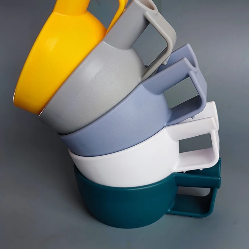 ทนทานพลาสติกโกนหนวดแก้วสบู่ชาม ERGONOMIC Handle ตัดผม Salon ตัดผมครีมโกนหนวดชามส่วนบุคคล