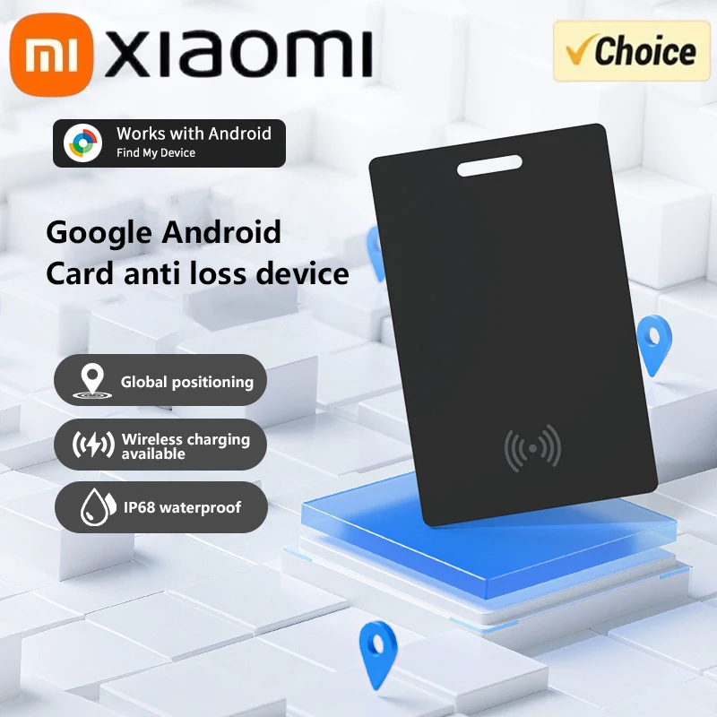

Xiaomi Google GPS трекер беспроводной зарядный кошелек для карт ультратонкое устройство против потери для Android ключ для поиска багажа локатор для домашних животных