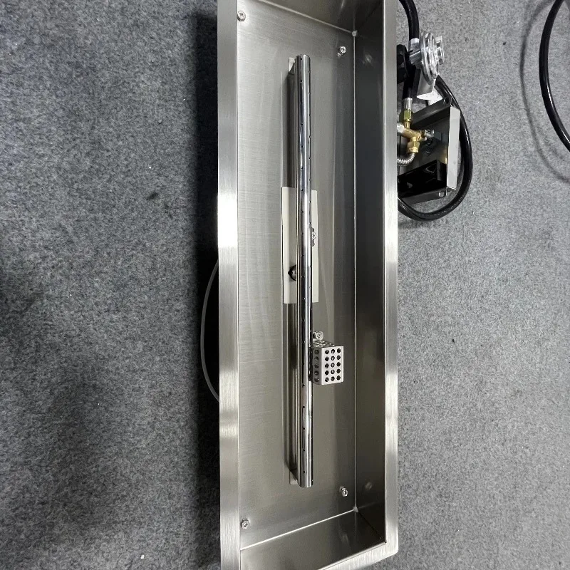 Прямоугольная горелка из нержавеющей стали 304 для костра - для жизни на открытом воздухе - новый продукт