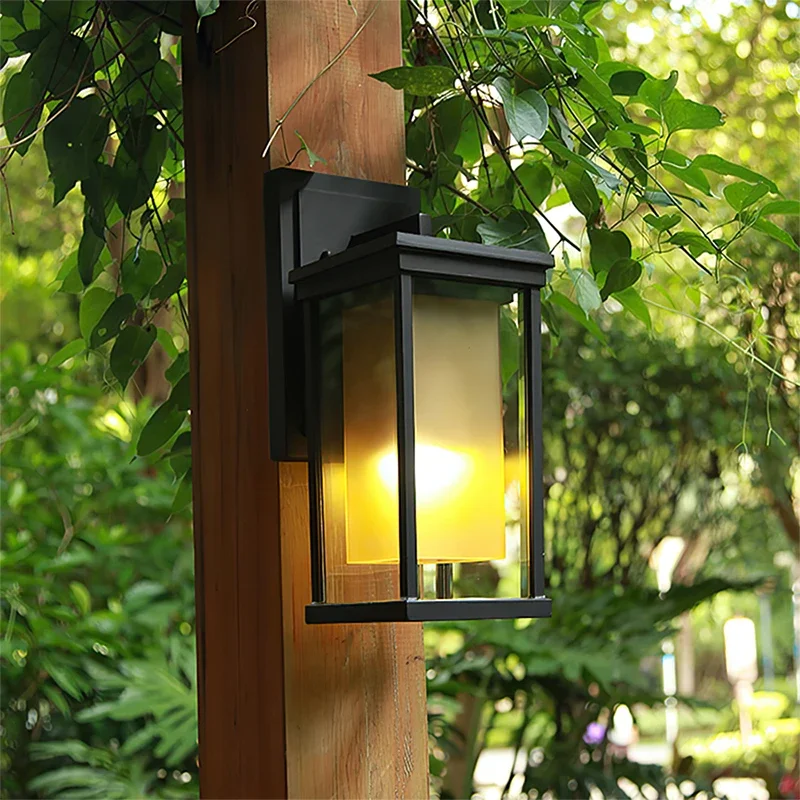 PLLY Contemporary LED Outdoor Wall Lamps Electric Simplicity Waterproof Balcony Hallway Courtyard Villa Gate Hotel