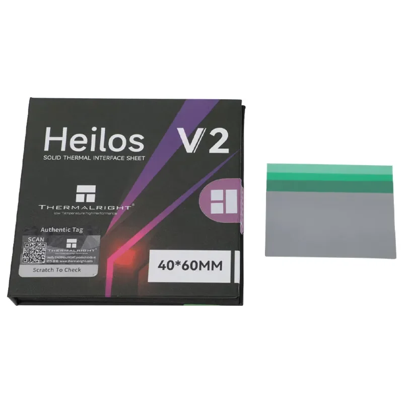 ورقة واجهة حرارية للحالة الصلبة Heilos V2 من Thermalright (8.5 وات/م.ك/سمك 0.25 مم) ورقة موصلة حرارية لتغيير المرحلة #6