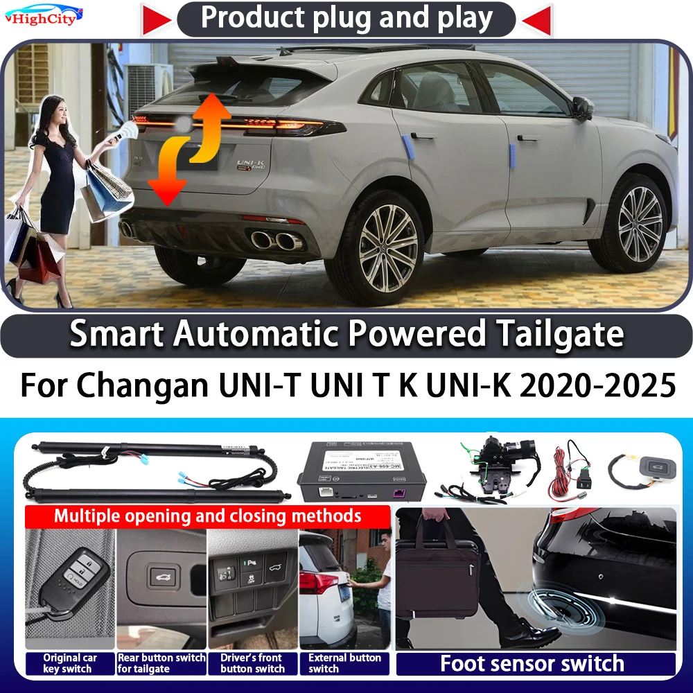 

For Changan UNI-T UNI T K UNI-K 2020-2025 Smart Automatic Powered Tailgate Key Control Trunk Close Kit Electric Power Tailgate