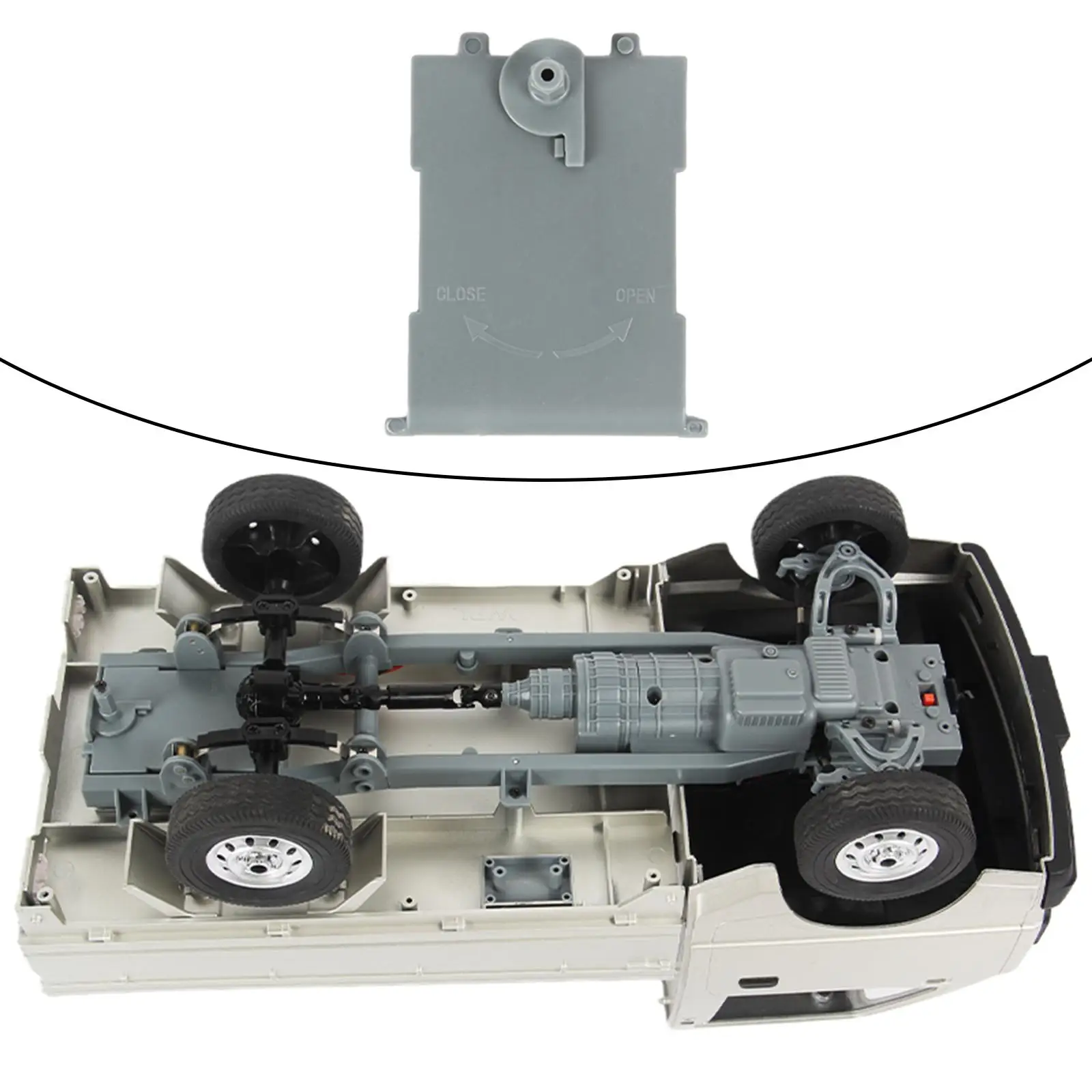 RC Car Battery Cover Case for WPL D12 1:10 RC Crawler Model Parts