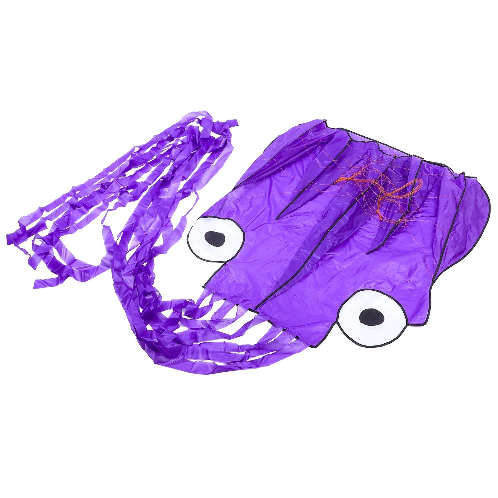 

5 5m Octopus Kite Purple Head Tail Safe Kids Outdoor Toy Long Tail Giant Flying Colorful Cloth Cartoon Kites