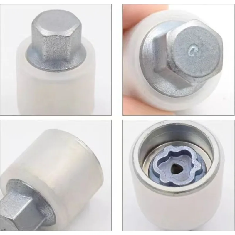 Anti-Theft Wheel Lock Lug Nut Remover Wheel Lock Key for Audi A4, A3, A6, Q5, Q3 and More - Image 3