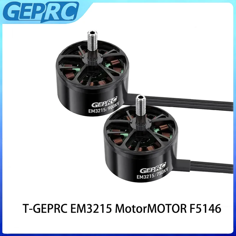 

GEPRC EM3215 High-Speed 900KV/750KV Motor with 9-10 Inch Prop Compatible for Long-Range DIY FPV Quadcopter And Freestyle Drones