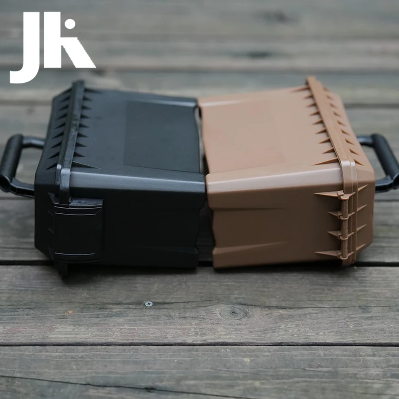 Shockproof Dustproof ABS Plastic Tool Box Tactical Bullet Secure Box Outdoor Lightweight Portable Suitcase