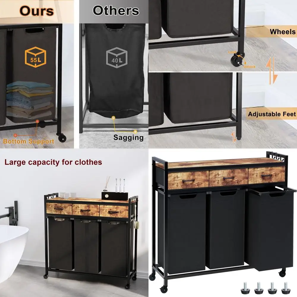 3-Section Rolling L…