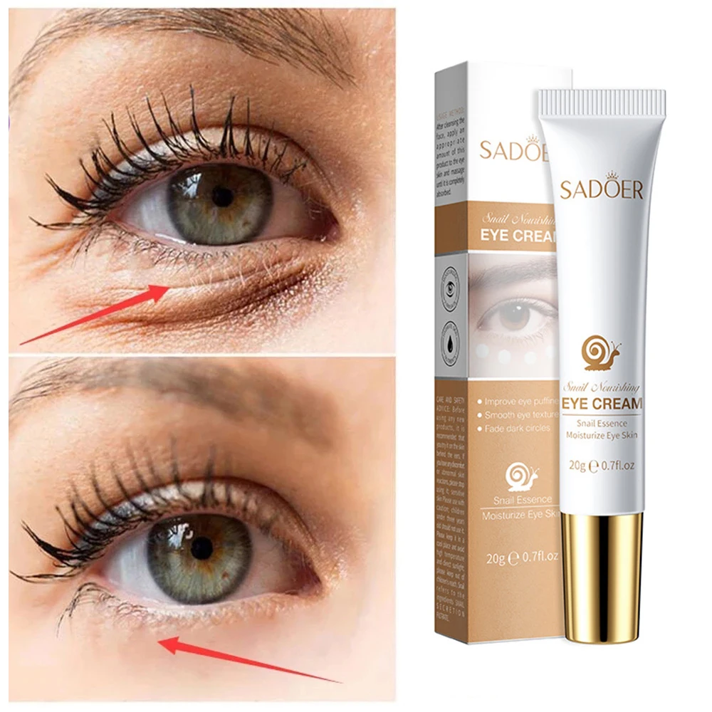 

Anti-Wrinkle Eye Cream Dark Circles Remove Eye Bags Puffy Eyes Reduce Wrinkles Fine Lines Remover Eye Fat Particles Eye Care