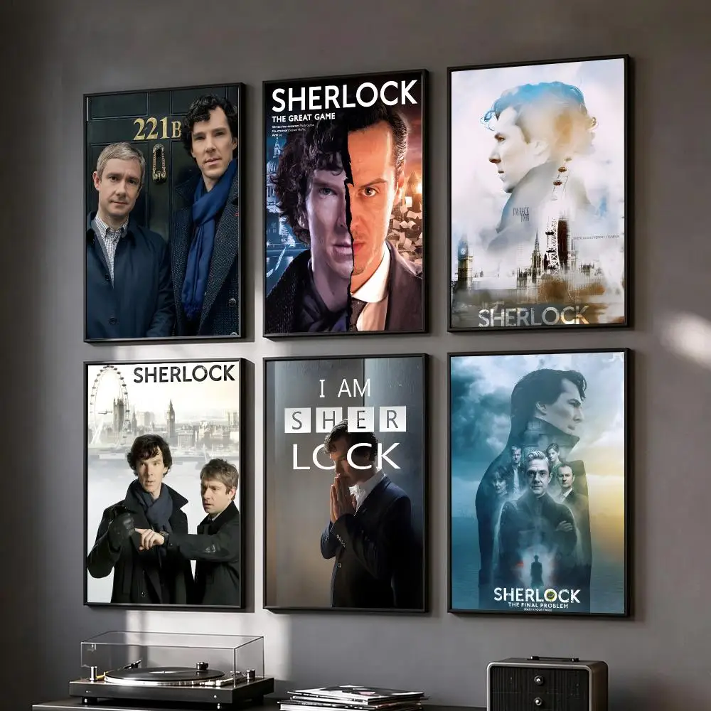 series Sherlock Poster Poster HD Printing Vintage Luxe Home Decor Wall Art for the Living Rooms Entryways Gift