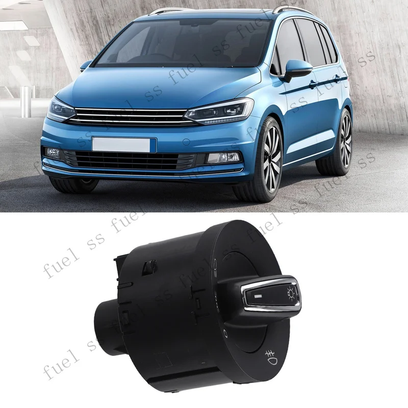 S+ Stylish Black Car Headlight Switch for Easy Installation and Use in Cars