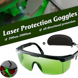 2024 New Laser Protection Goggles 200nm-2000nm Laser Safety Glasses IPL-2 OD+4 Stylish Protective Glasses