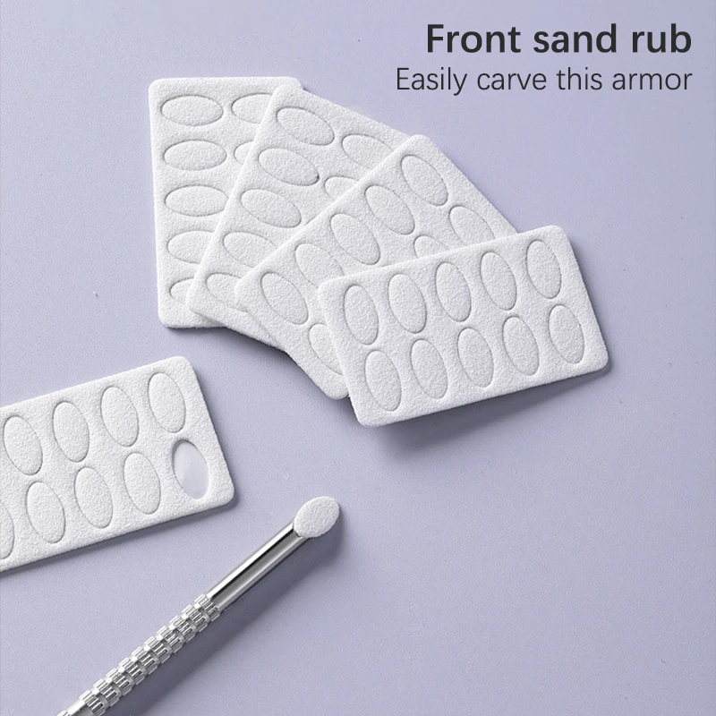 Mini lime à ongles avec adhésif jetable, accessoires d'équipement pour ongles, grain 100/180, tablette de ponçage, poussoir à cuticules, outil de manucure