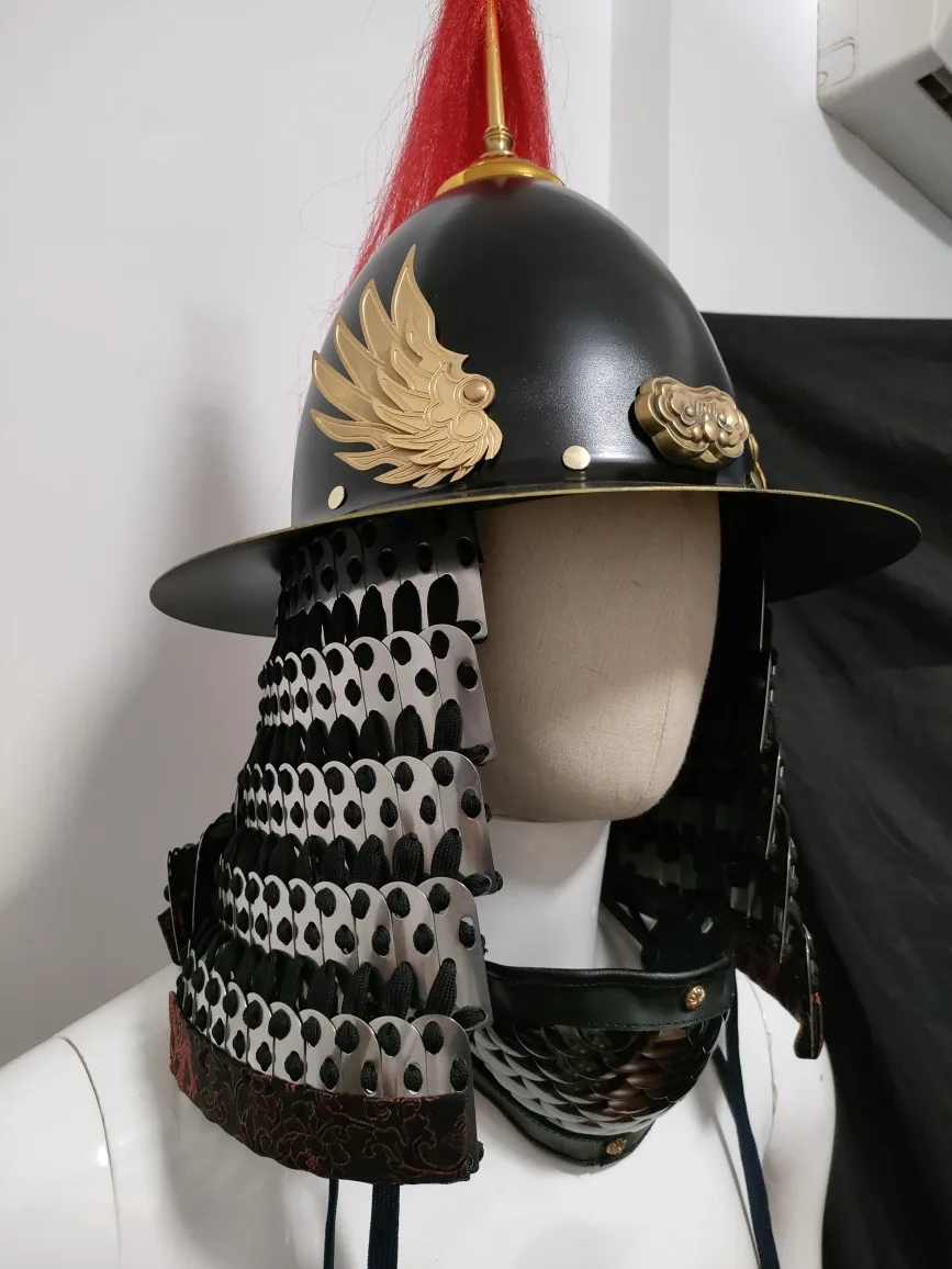 Chinese Ming Dynasty Armor Helmet Man Iron Hat