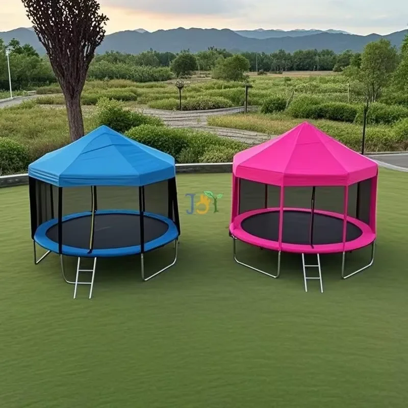 12FT 14FT Adults Outdoor Indoor Big Safety Garden Child/Kids Fitness Jumping Bungee Recreational Trampoline with Tent for