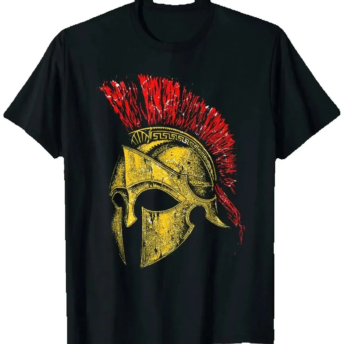 Roman Empire Greek Warrior Helmet Ancient Rome Greece T-Shirt Short Sleeve Casual Cotton Summer Men Shirts view 4