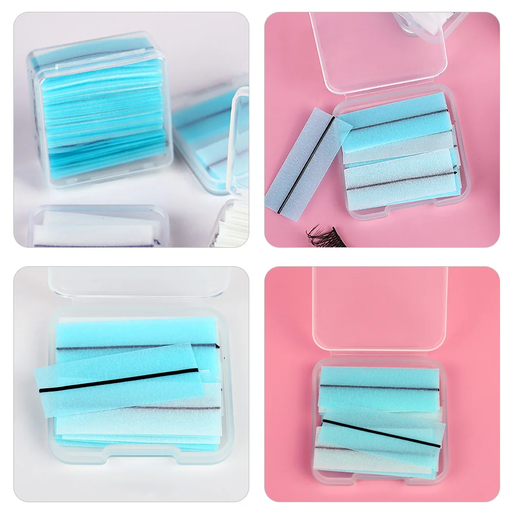 Fascia trasparente autoadesiva per ciglia finte, nessuna colla necessaria, facile applicazione, strisce per ciglia a tenuta lunga per estensioni delle ciglia