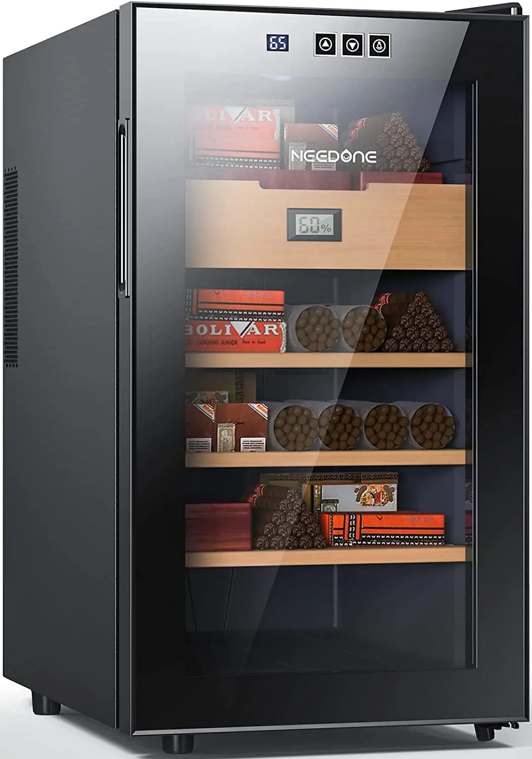 Cigar Humidors 48L with Cooling Function, Electronic Cooler Humidor Cabinet for 300 Cigars, Spanish Cedar Wood, Customized – Buy Consumer Electronics with Discount