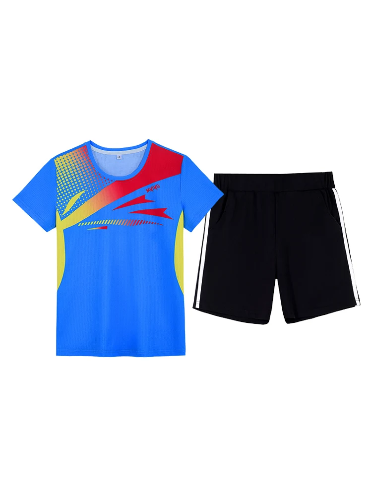 퀴 드라이 스포츠 세트 여성용 여름 2025 신상 운동복 아침 달리기 테니스 의류 배드민턴 슈트 투피스 세트